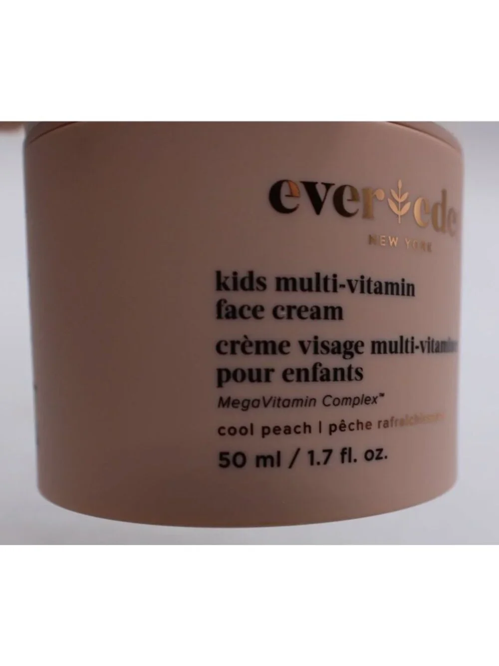 Ever Eden Kids Multi‑Vitamin Face Cream Cool Peach Hydrating Moisturizer 1.7floz